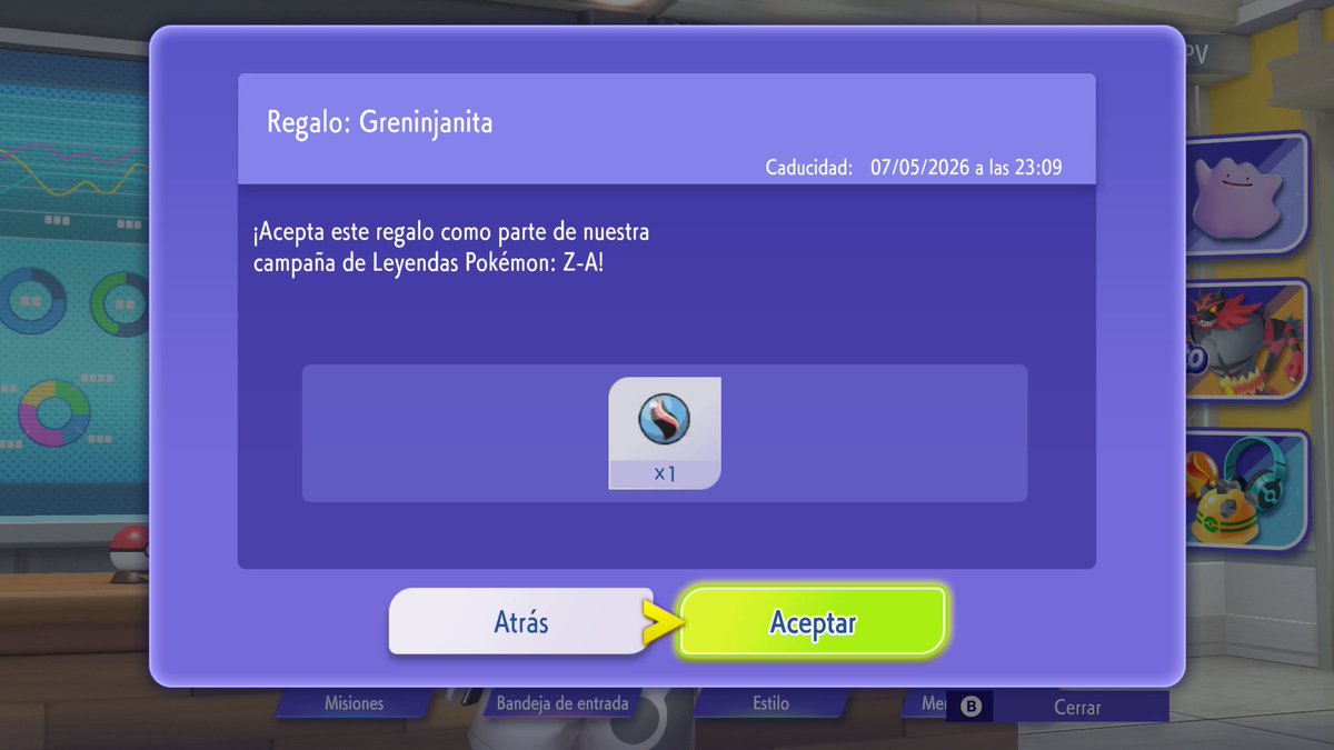 XemnasGamer's tweet photo. Ya tengo la mega piedra de greninja https://t.co/3VSQDrYFZM