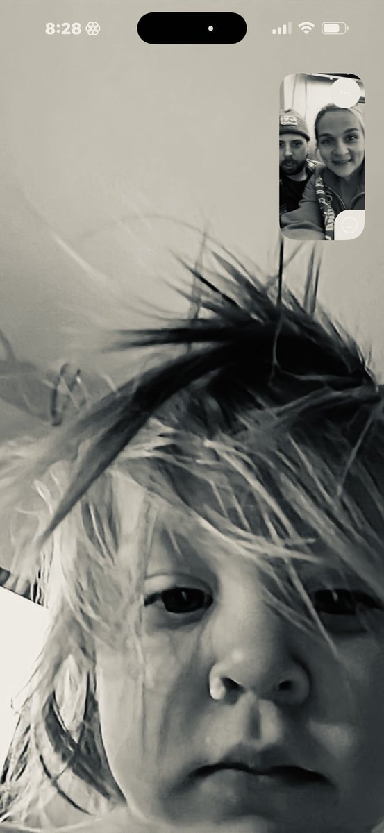 Sarahsthing's tweet image. Our one year old niece telling us all her emotions #emo2026 #thisis40