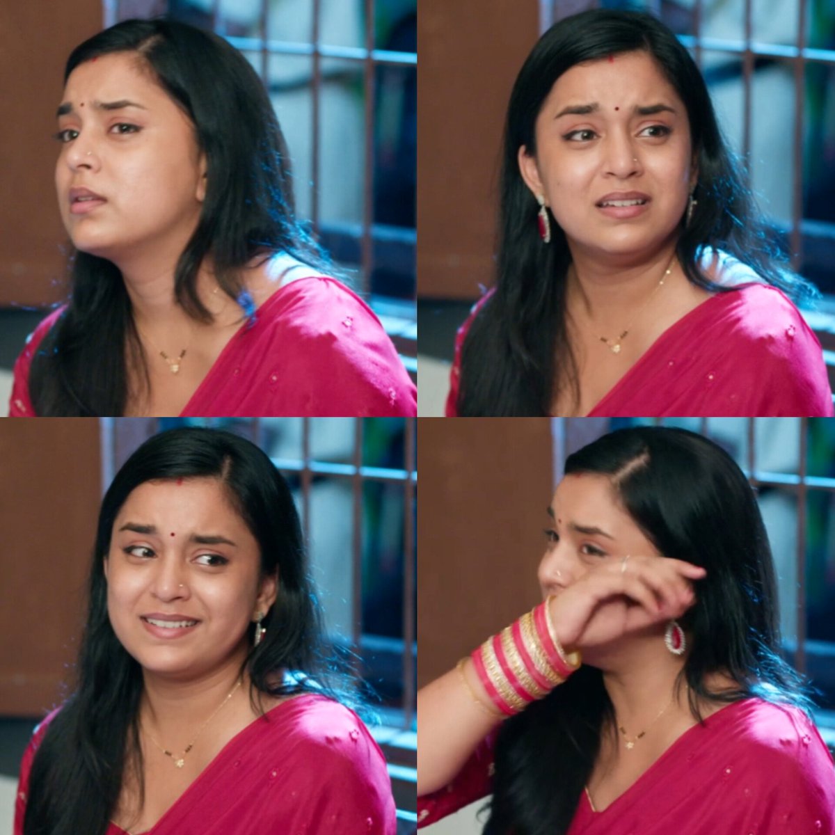 My girl was so happy and at peace... But pal main badal gayi uski duniya..

Yes Sidhu did wrong &amp; he is to blame but the bigger blame is on fiddler disgusting rejected piece of crap Sara!!

Sumbul's acting 👌. Duality 👏 

#SumbulTouqeerKhan
#IttiSiKhushi
#AnvitaDivekar
#AnVir