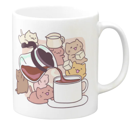 mitchiri_neko's tweet image. マグカップもちょっと安いみたいにゃ(=´ω｀=)(=´ω｀=)
みっちりねこ by frencelのみっちりねこ　コーヒーブレイクマグカップ suzuri.jp/Mitchiri_Neko/… #suzuri #SUZURI推しアイテム