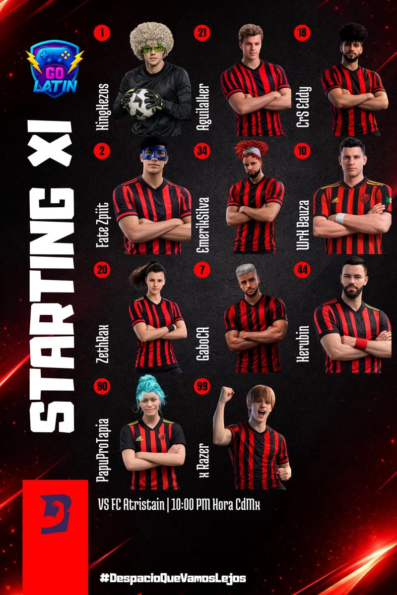 BroersCommunity's tweet photo. ¡UD MULTICUENTAS REGRESA A LA ACCIÓN EN LA COPA GOLATIN!

UD BROERS VS FC ATRISTAIN

Este es el XI que saltará a la cancha (con las cuentas reales).

HOY 10:00 PM 

https://t.co/mHElnxMVJO
https://t.co/8TvZuLjZKw
https://t.co/7gIPENq0Ll
https://t.co/6j5aDf8LT0 https://t.co/2Ks6ncpt8S