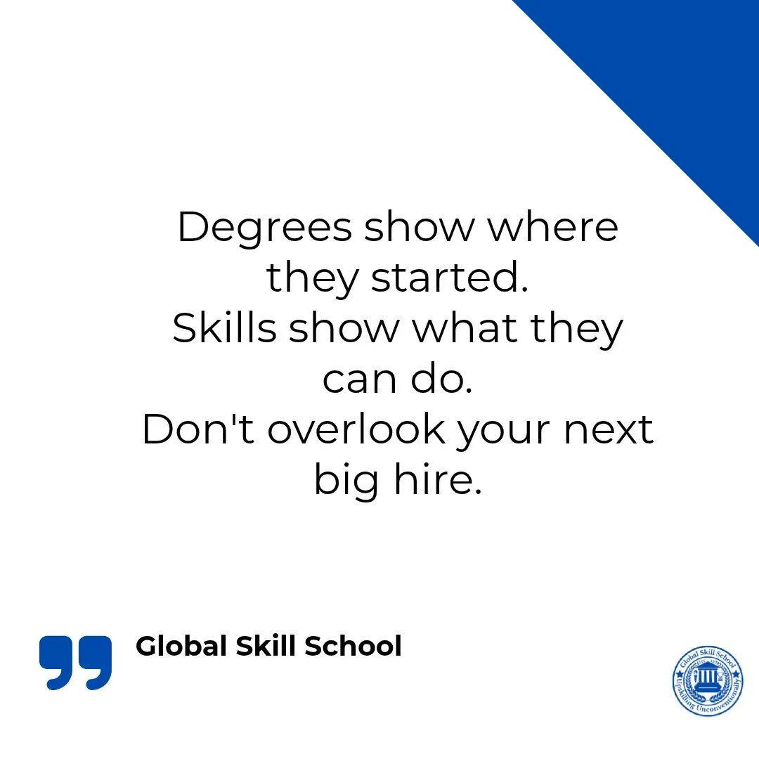 Global Skill School tweet media