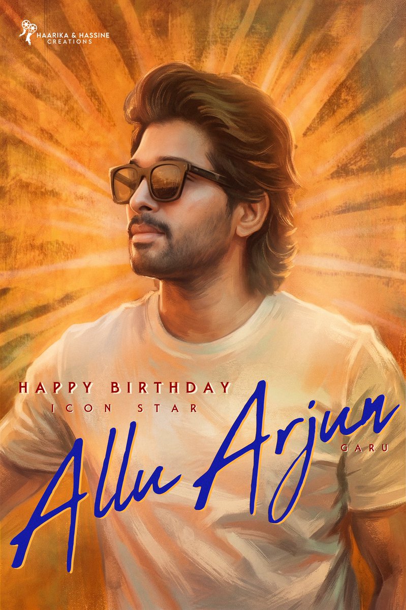 haarikahassine's tweet photo. A legacy of style, dedication and excellence that continues to inspire..❤️‍🔥

Here's wishing our ICON STAR @alluarjun garu a wonderful birthday ❤️🔥

#HappyBirthdayAlluArjun 💫 https://t.co/L5rZXHVgFn