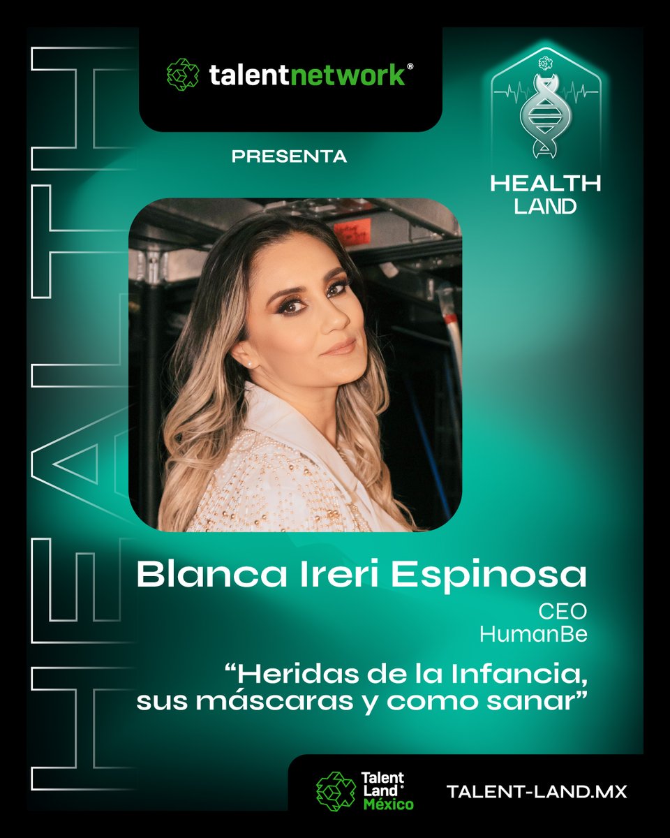 BlancaIreriES's tweet photo. @talentrepublic_  Ya Inició Talent Land 2026, el evento que reúne a miles de jóvenes, emprendedores y creadores.  Mañana, 8 de abril,  hablaré de “Heridas de la infancia, sus máscaras y cómo sanar” 11:30 AM Expo Santa Fe.  #TalentLand #HealthLand   https://t.co/7evO1GlgMy https://t.co/nYK3p0d7hj