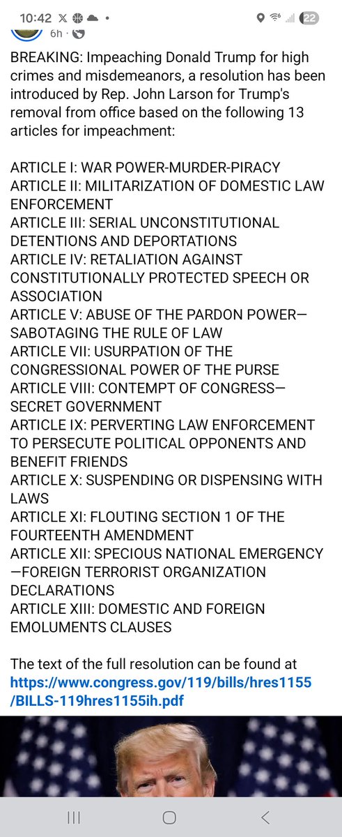 Impeach Trump a 3rd Time! tweet media
