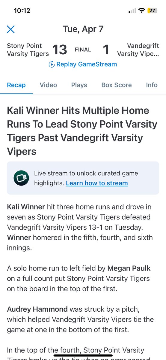 Kali Winner 2026 tweet media