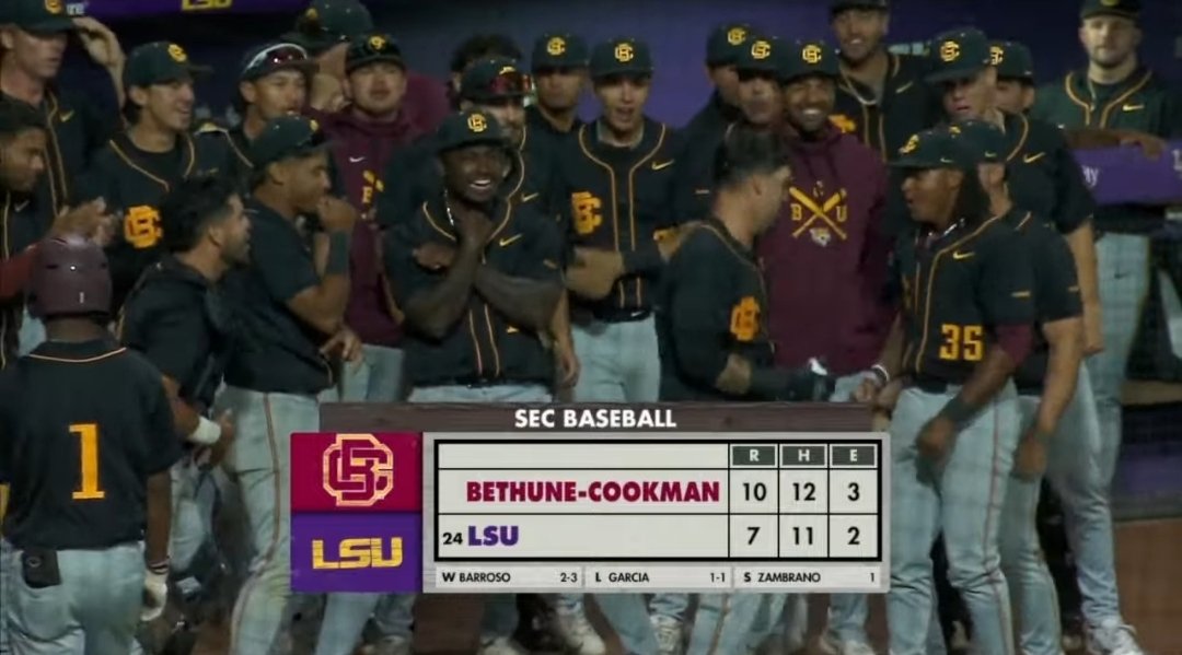 JBrooks02's tweet image. #HBCU: Congratulations to the Bethune-Cookman Wildcats on defeating nationally-ranked LSU tonight 🔥