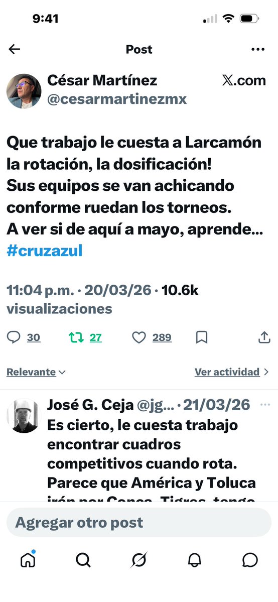 cesarmartinezmx's tweet image. Tan previsible que a Nicolás Larcamón se le caiga un equipo en momentos clave…
Ya demostró que no puede con dos torneos. 😤
Ojalá que pueda con uno…🙄

PD: Cantado… Doble  ⬇️