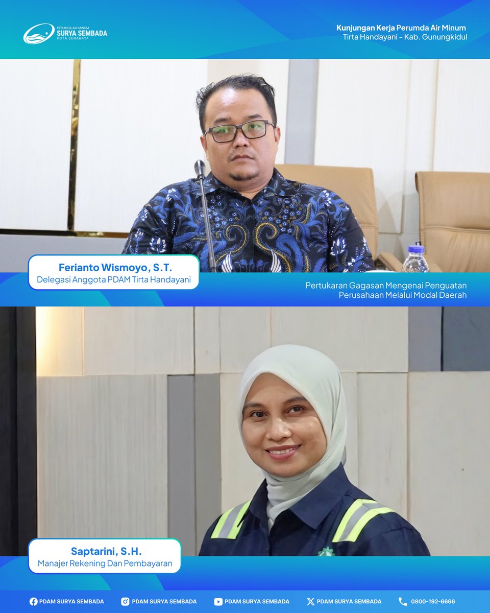 Perumda Air Minum Surya Sembada Kota Surabaya tweet media