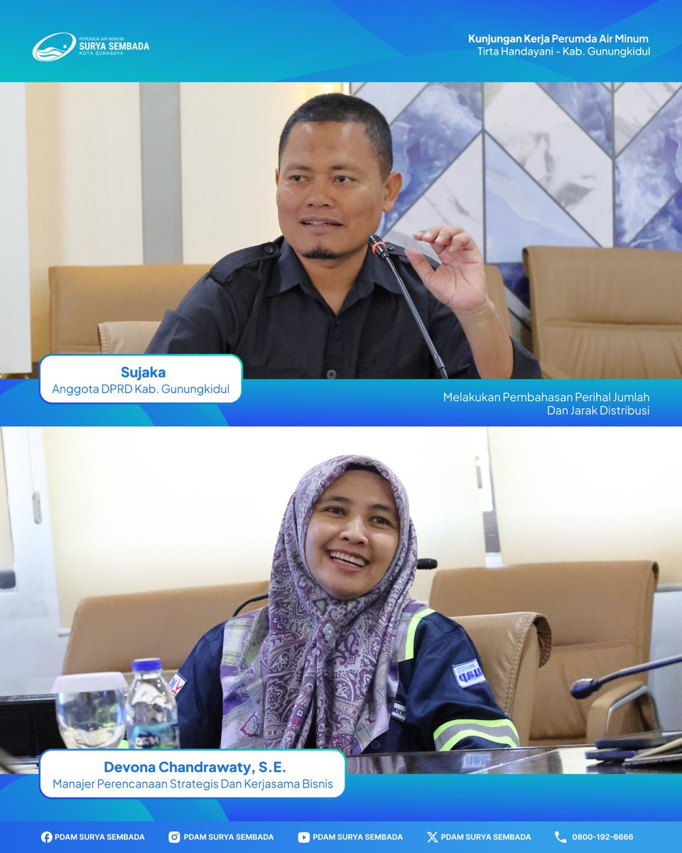 Perumda Air Minum Surya Sembada Kota Surabaya tweet media