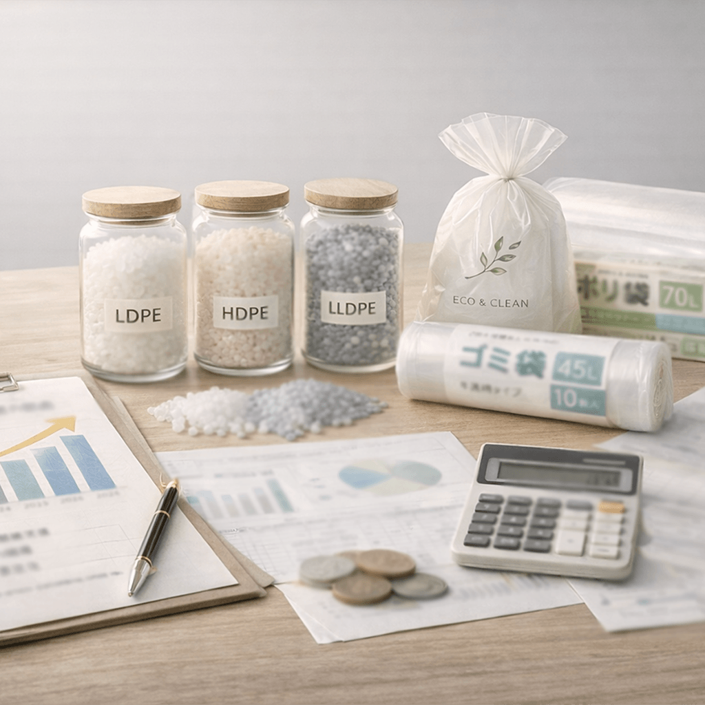 paperpolybag's tweet photo. ポリ袋の価格について、
最近ご相談が増えています。

本記事では
・原料価格が上がる仕組み
・現在のコスト構造
・具体的な削減方法と事例

を整理しています。

▼解説はこちら
https://t.co/dksBR2jvsM https://t.co/gj6QXOJvro
