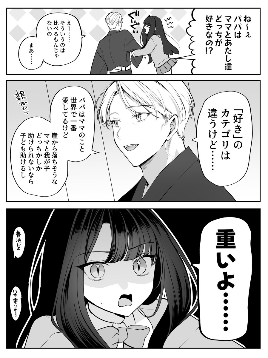 うちのパパってちょっと重いかも 