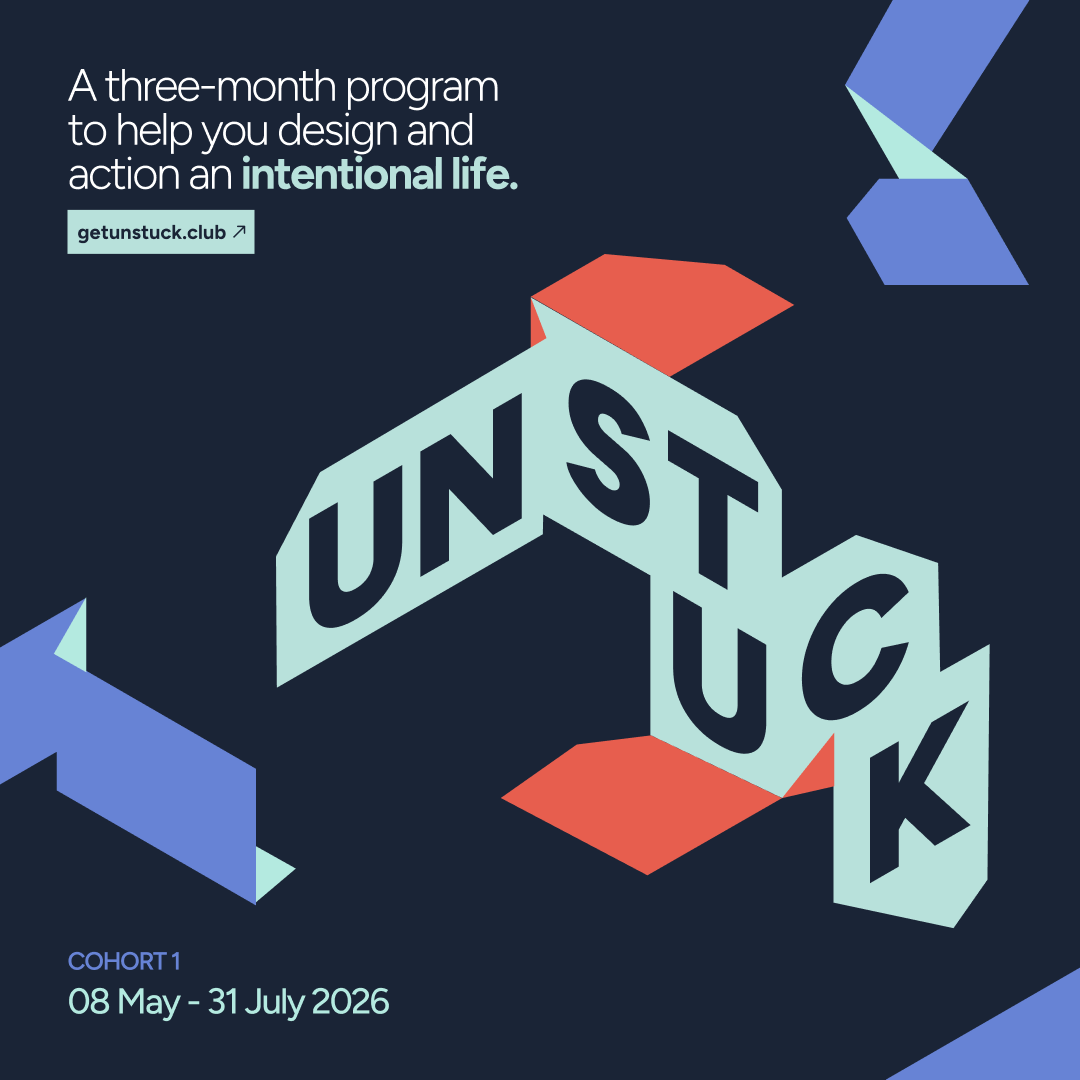 chuck_gopal's tweet photo. After building it for close to 6 months, @utsavmamoria &amp; I are delighted to introduce Unstuck.

A 3-month, highly personalised online program to help you design and action an intentional life - one lived in service of your values.

Details + registration: https://t.co/uTz8m0utV5 https://t.co/tgpOGojAKa