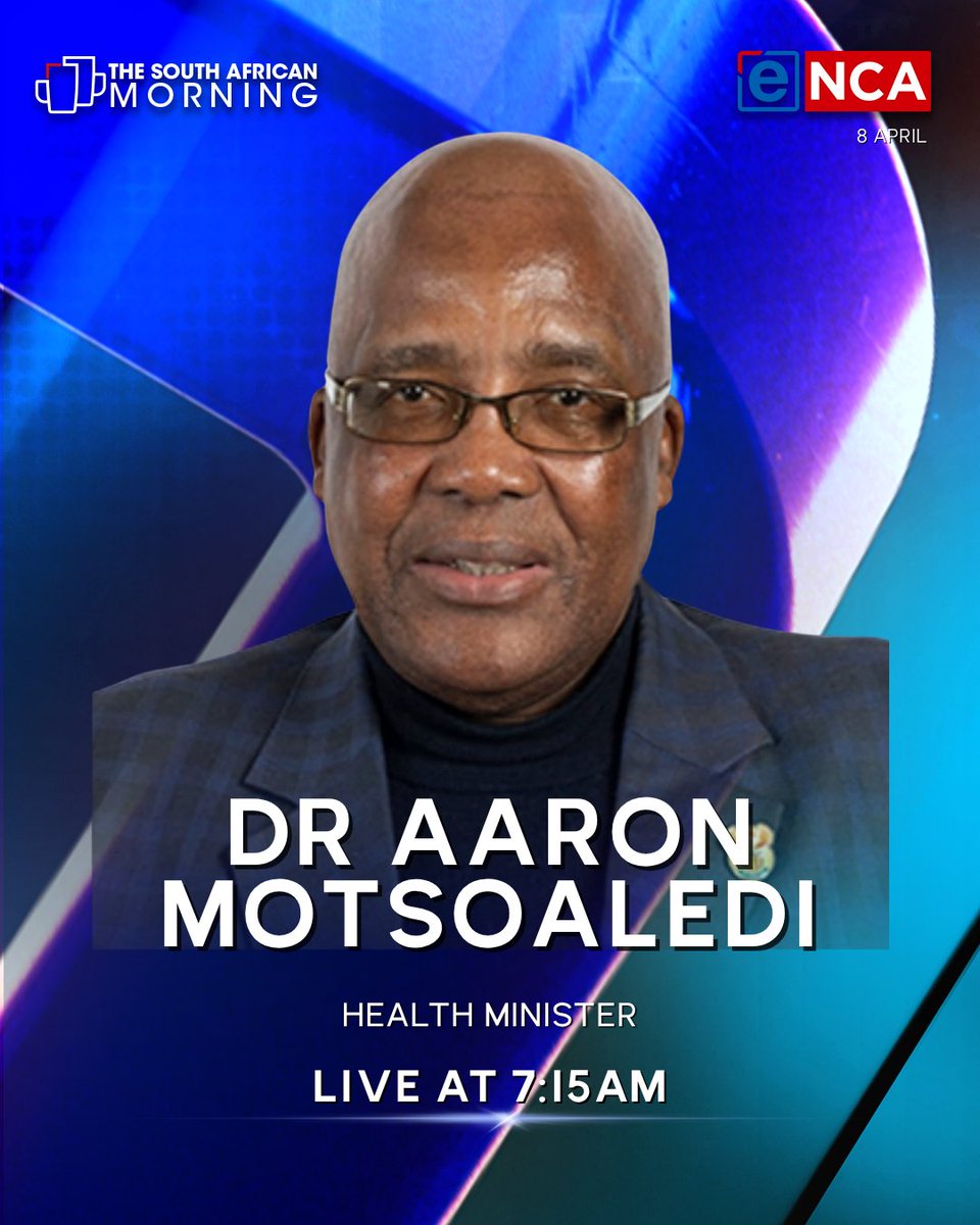 eNCA's tweet image. South Africa has received a major boost in the fight against HIV. The first batch of a groundbreaking, twice-yearly prevention injection has arrived in the country. Health Minister Dr Aaron Motsoaledi unpacks this #TheSouthAfricanMorning #DStv403 #DStv194