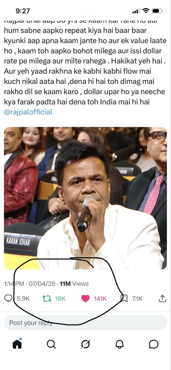 manoj24chouhan's tweet image. Reach of Salman sir is on next level 
Official King of twitter