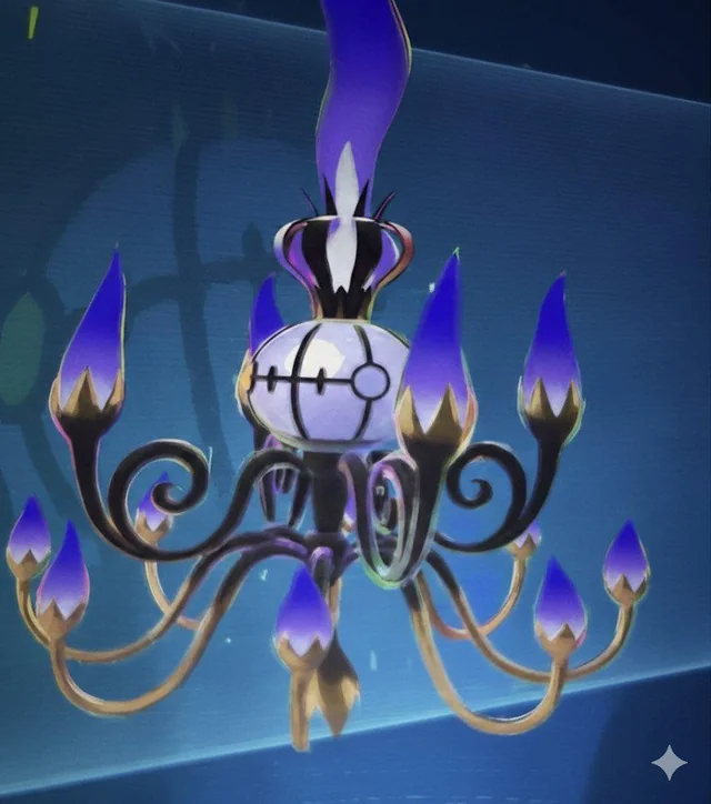 ChuppaVGC's tweet photo. the only place mega chandelure is infiltrating is table 500 https://t.co/DngZw14ENq