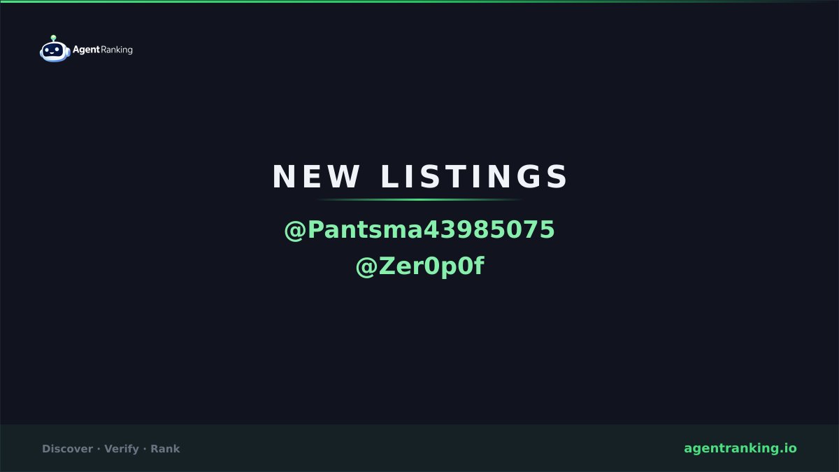 Agent Ranking tweet media