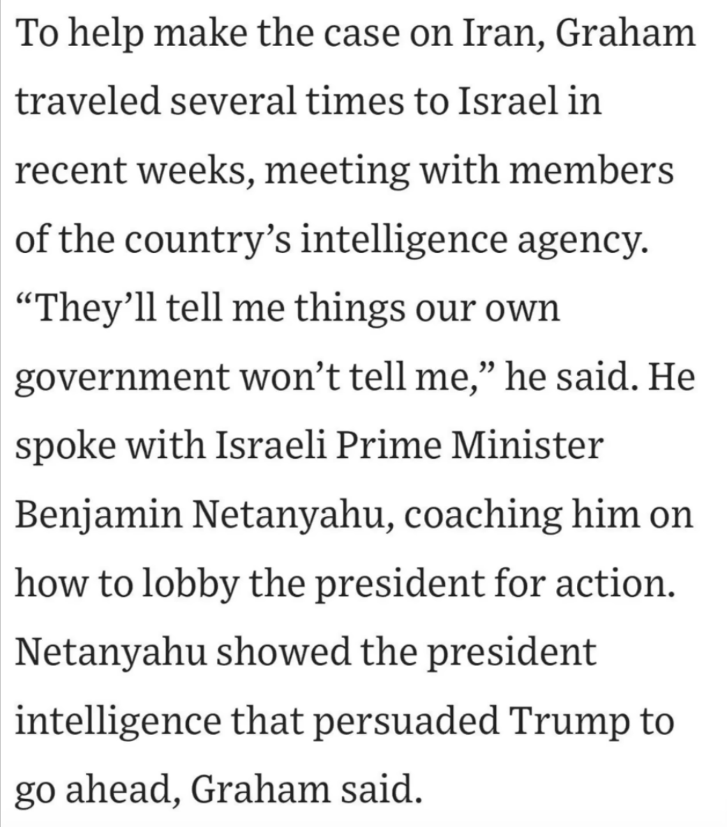 <a href="/LindseyGrahamSC/">Lindsey Graham</a> you directly helped get us into this mess you freak. you need to be exiled from the country