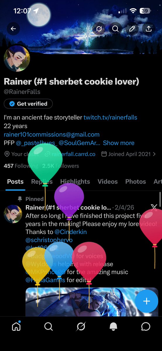 Rainer (#1 sherbet cookie lover) tweet media