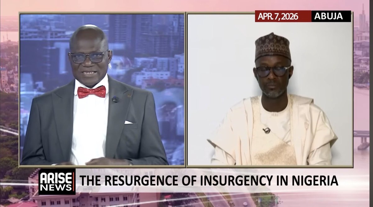 kbadtweet's tweet image. I was hosted by @ARISEtv on its flagship #Morningshow where the trio of @ruffydfire @abati1990 and @ayomairoese where we discussed the resurgence of #insecurity in #Nigeria 

Here is the link to the interview:

youtu.be/QTEl1Ex7R5E?si…