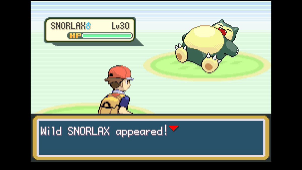BackDraftGameNC's tweet photo. Traveled to the beginning of the Sea Path in Pokémon: LeafGreen and used the Poké Flute on the sleeping Snorlax, and the subsequent battle resulted in a capture via Great Ball.

#BackDraftGamingNC #AutismOnFire #Pokémon #PokémonFRLG #Gaming https://t.co/H6Fxjmf3YO
