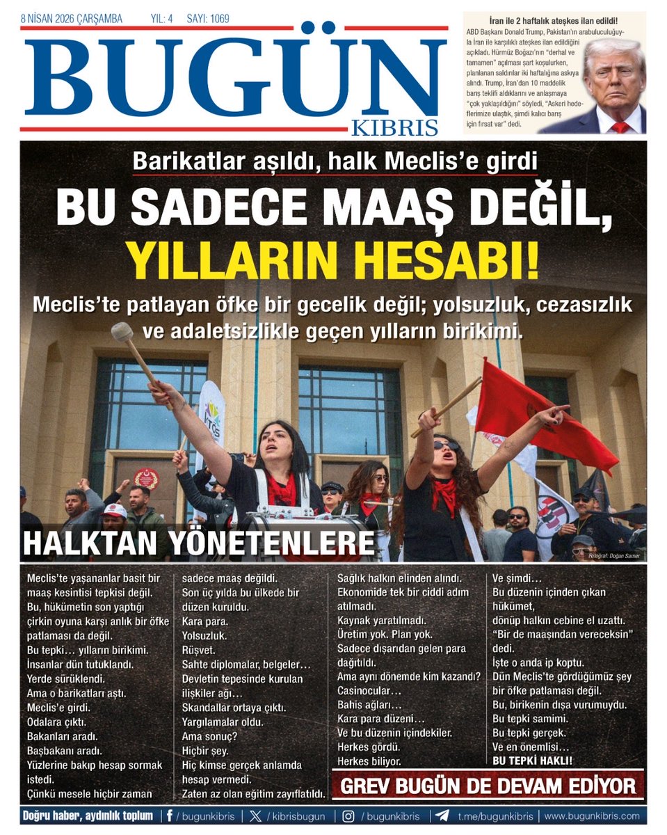 Bugün Kıbrıs tweet media