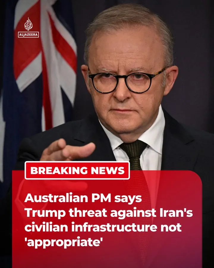 JonesHowDareYou's tweet image. As an aside, can a journalist please ask @AlboMP if threats to damage Iran's civilian infrastructure are "inappropriate," why did he say sweet fuck all when Israel was literally blowing up Gaza's civilian infrastructure (and civilians), other than "Israel has a right"? #auspol