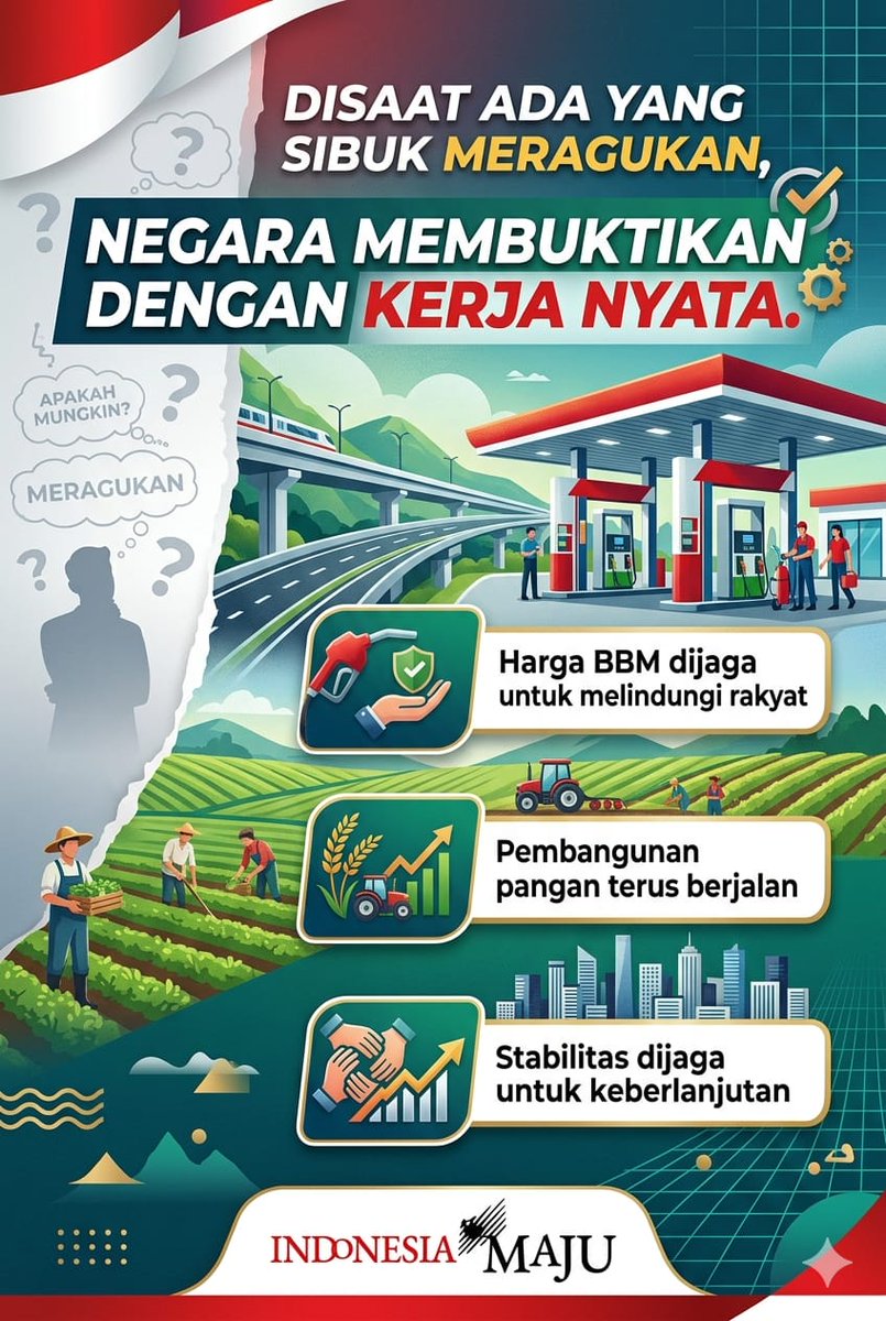 MVanithaa's tweet photo. Keraguan boleh ada, tapi kerja nyata lebih terasa. Negara terus bergerak menjaga stabilitas. #JagaIndonesia #KerjaNyata #EkonomiStabil https://t.co/VA8RNZt0A5