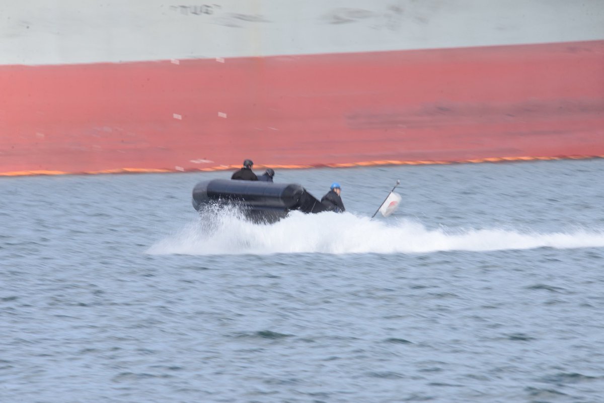 d50140123266's tweet image. 暴れる特別機動船笑
#特別機動船
#RHIB
#海上自衛隊