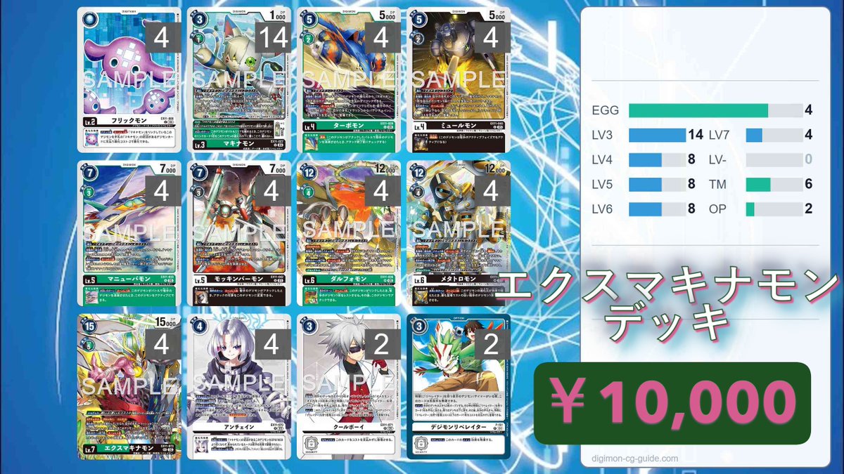 デジカ 販売情報 】 デジカデッキ販売情報 エクスマキナモンデッキ