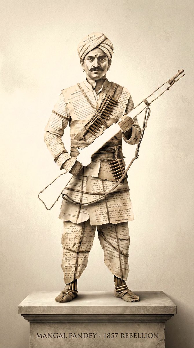 प्रथम स्वतंत्रता संग्राम के अग्रदूत और आजादी की अलख जगाने वाले अमर शहीद मंगल पांडे जी के बलिदान दिवस पर नमन 🙏 💐