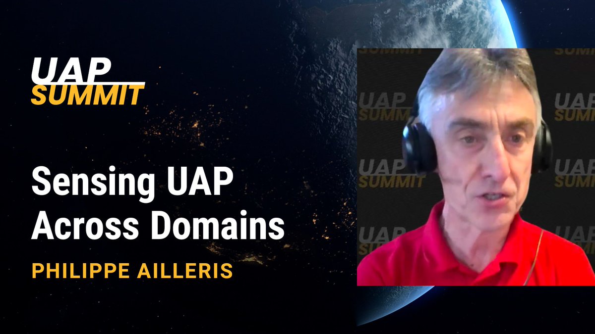UAP_Summit's tweet photo. Now available: At the 2026 UAP Summit, Philippe Ailleris (ESA) discussed UAP sensing across domains—air, sea, and space—and the institutional challenge of building UAP/USO detection and data-capture capabilities at the @esa European Space Agency. https://t.co/t2OH0pm3Ek #uapsummit