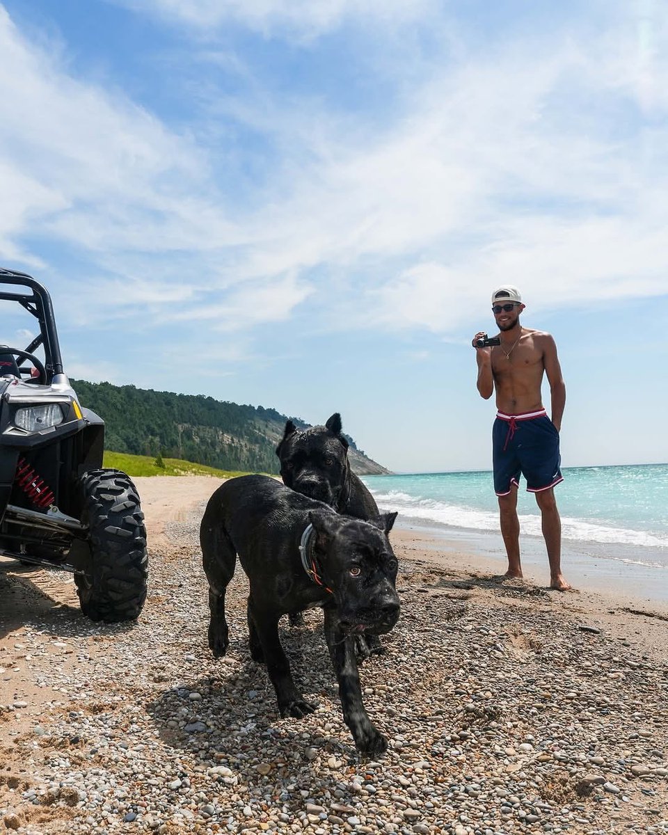 SoleRetriever's tweet image. Devin Booker’s “Haven and Hector” Book 2s are inspired by his dogs 🐾🦴 @DevinBook 

📷 @Suns / @voguemagazine