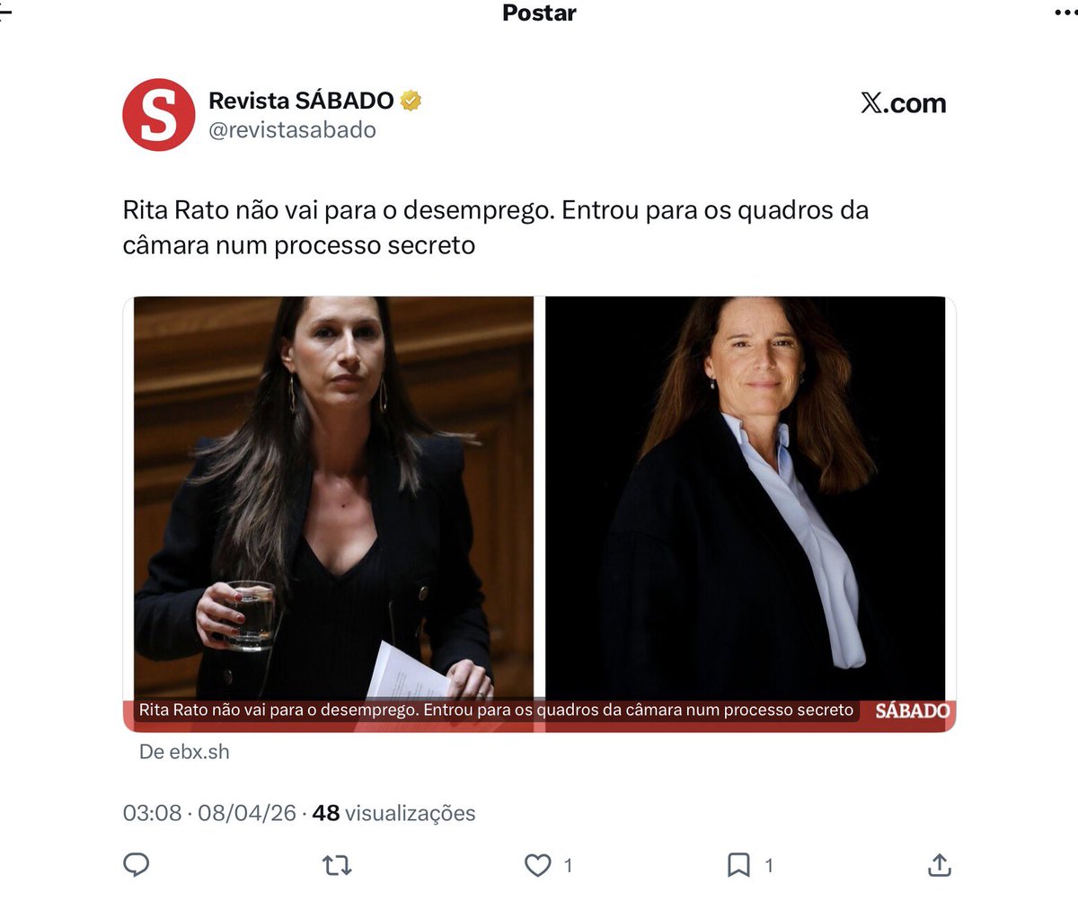Muitos parabéns à filha da dra Ana Gomes pela coragem revelada e pela criatividade da solução encontrada e à feliz contemplada por mais um passo bem sucedido na sua carreira no setor público