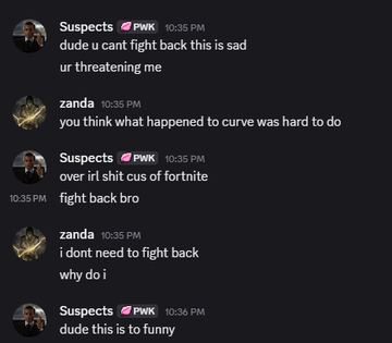 Suspects tweet media