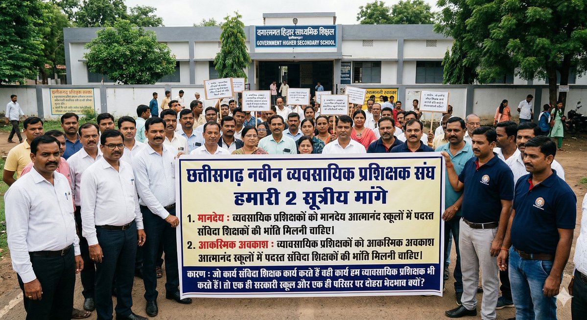 छत्तीसगढ़ व्यावसायिक प्रशिक्षक संघ tweet media