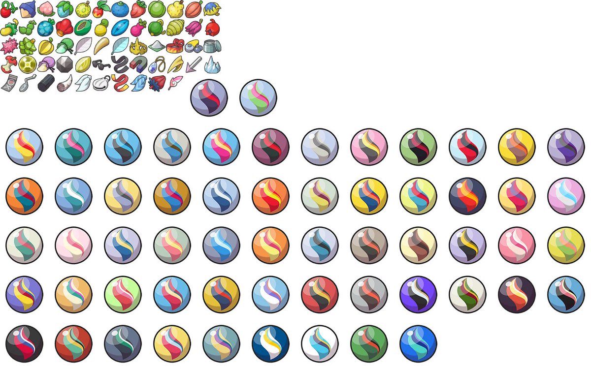 Light_88_'s tweet image. All the items from Pokémon Champions.
Life Orb, Choice Band and Choice Specs are NOT in the game, we don't know if they will be added in a future.

Credits to @ElChicoEevee thanks for the info 💙