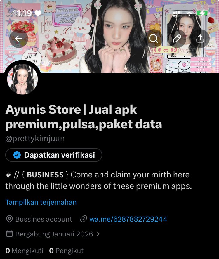 Ayunis Store tweet media
