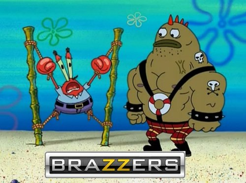 Spongebob sucking Patrick tweet media
