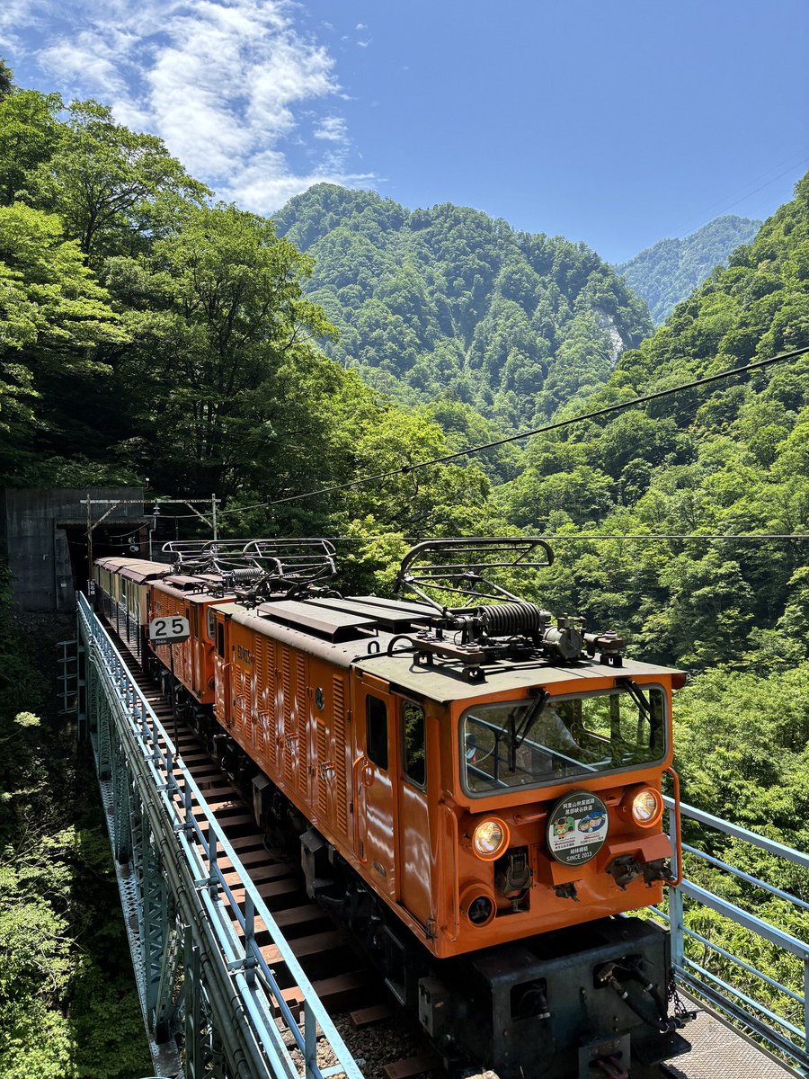 【公式】黒部峡谷トロッコ電車 tweet media