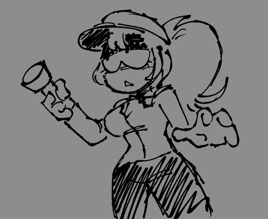 contagioushrimp's tweet image. My friend told me if I drew this he’d give me a sandwich 
@bobberbobman 
#frickbears #vanessa