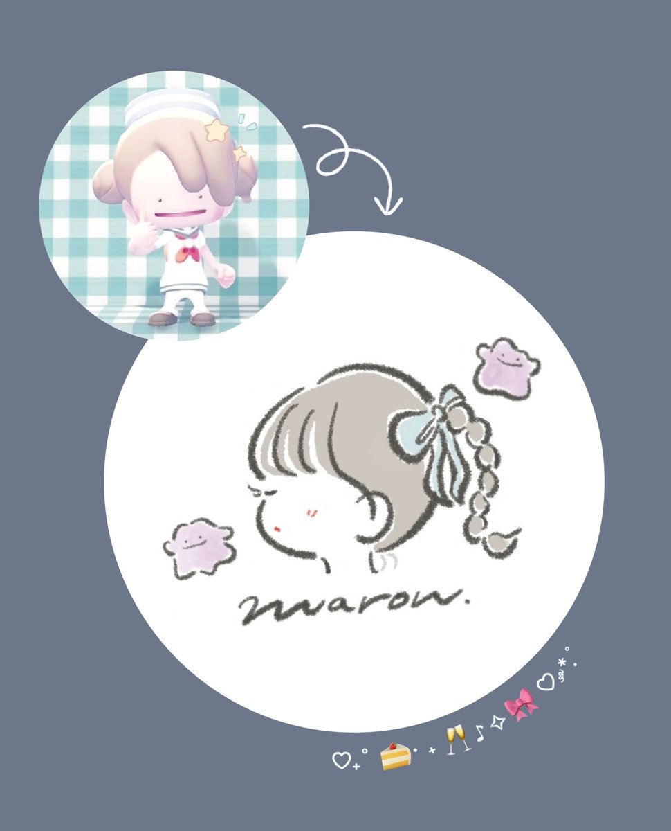 maro_dqb2's tweet photo. メタモン入りのイラストを描いて頂いたのでアイコンを変更しました･:*+.引き続きよろしくお願いします(⋆ᴗ͈ˬᴗ͈) https://t.co/oG4knYR7ah