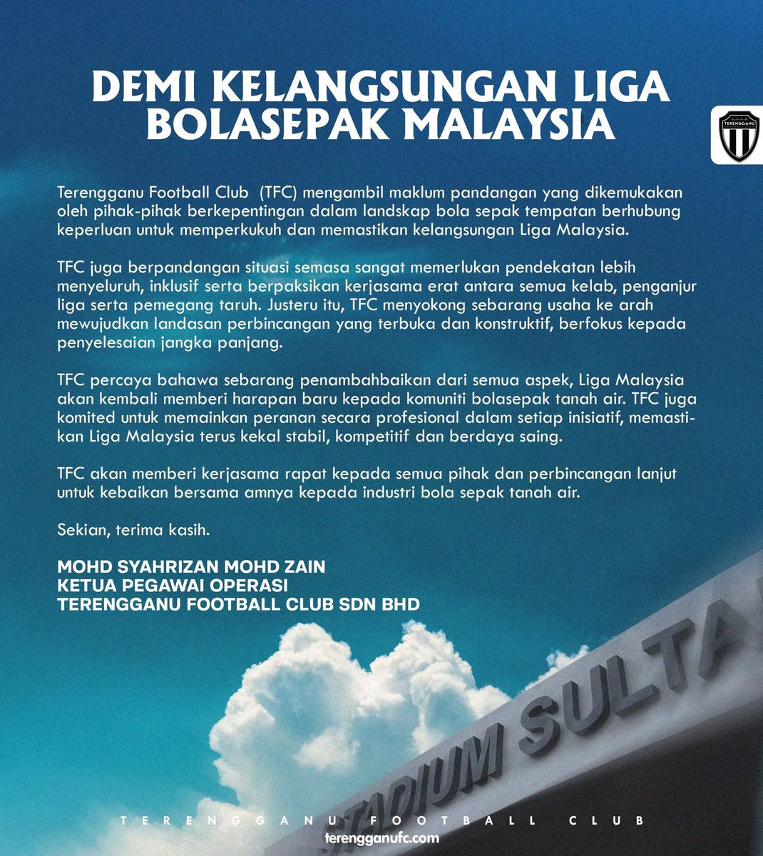 Terengganu Football Club tweet media