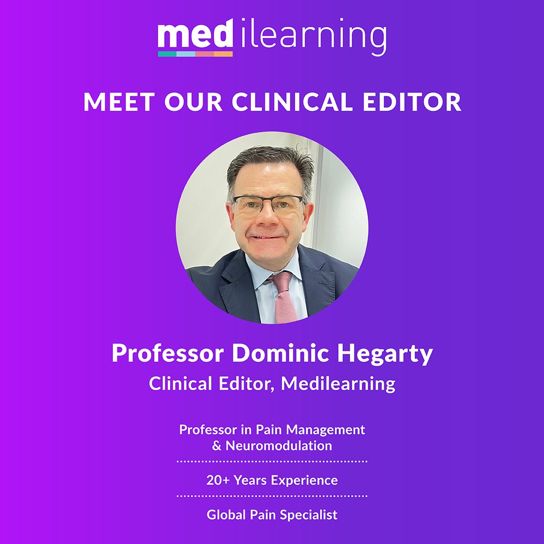 Medilearningint's tweet image. Delighted to welcome Prof. Dominic Hegarty as Clinical Editor at Medilearning.

Prof. Hegarty will lead the development of high-quality, accredited CPD content designed for real clinical practice.

Welcome to the MediLearning team!

#CPD #HCP #Ireland #UAE