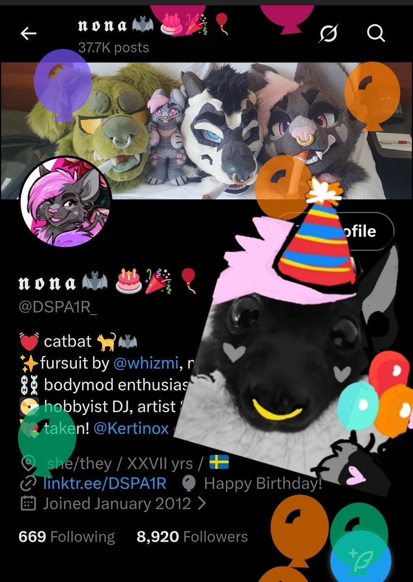 𝖓 𝖔 𝖓 𝖆 🦇 🎂🎉🎈 tweet media