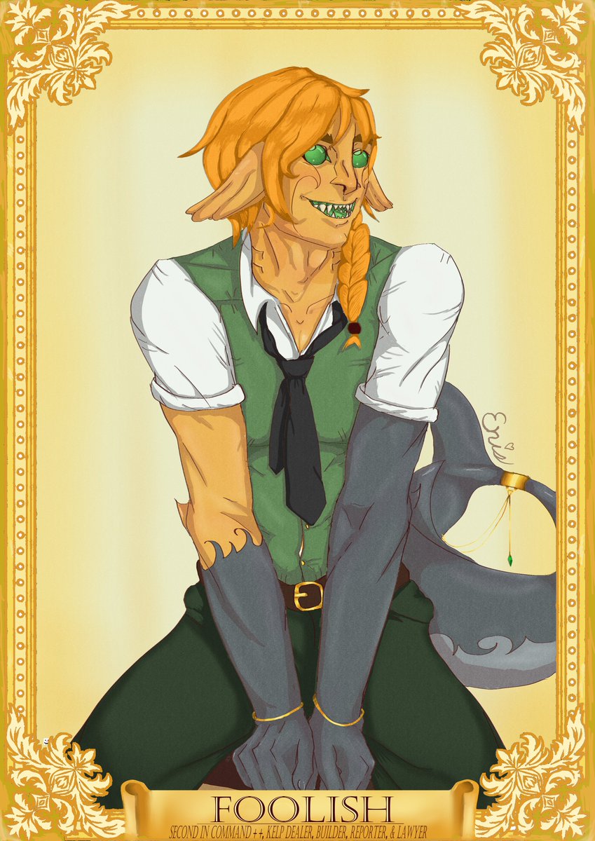 A nice framed photo of the second in command plus plus!!! 🤩 #foolishfanart #qsmp #qsmp2 #qsmpfanart