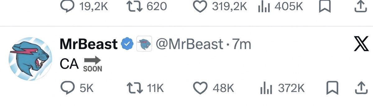 arthurcoins's tweet photo. 🚨 BREAKING 🚨

I warned you yesterday! MrBeast has just tweeted about his new presale Coin ,, $BEAST ‘‘

🔗 Official Presale: https://t.co/s8ETaR8r7j
📯 Telegram: https://t.co/q5gSOsvMh1

Early presale buyers will make millions

He deleted the post after 27 minutes, but the presale is already 89% sold out within 24 hours. $BEAST is breaking records. 🚀