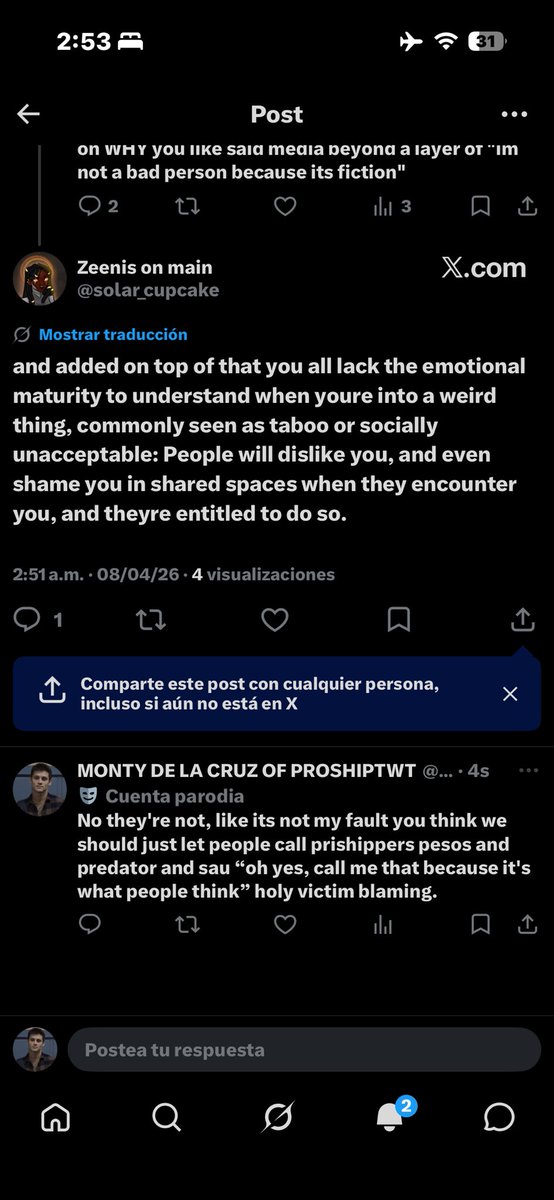 MONTY DE LA CRUZ OF PROSHIPTWT tweet media