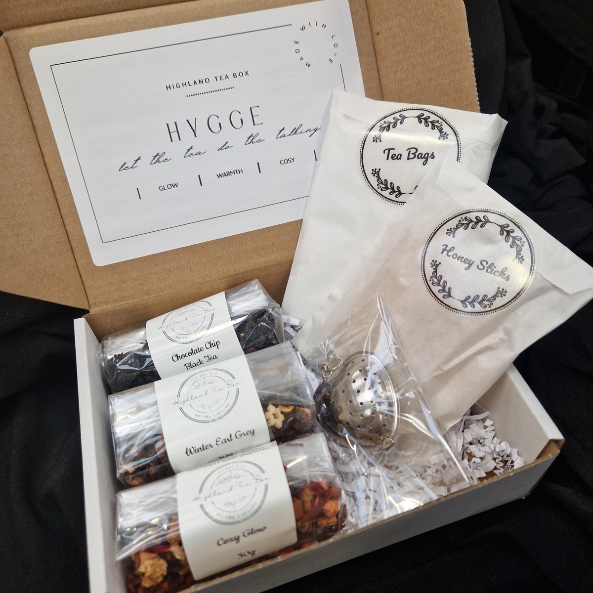 HighlandTeaBox's tweet photo. Our ever-popular Hygge Box is back in stock for a limited time. Grab one before it sells out!!
#tea #TeaLovers #hyggebox #GiftIdeas #ArtisanTea

Which flavour would you try first? Tell me below. https://t.co/zGAiXRn5Vg
