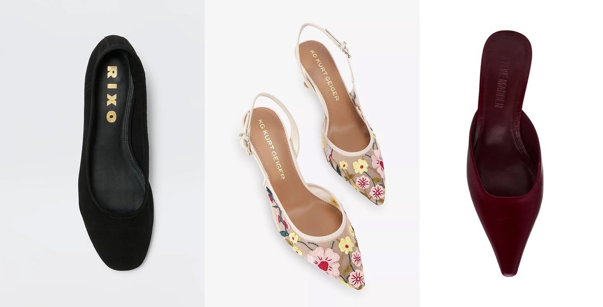 theguide_uk's tweet image. The low heel is back for SS26 – here’s why it’s the most wearable shoe trend now #kittenheels #footwear #ss26 bit.ly/4cuW0CZ